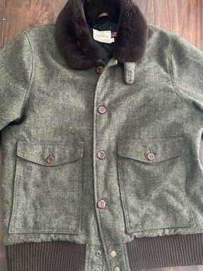Rare Dehen Winston Flight Jacket Size Large